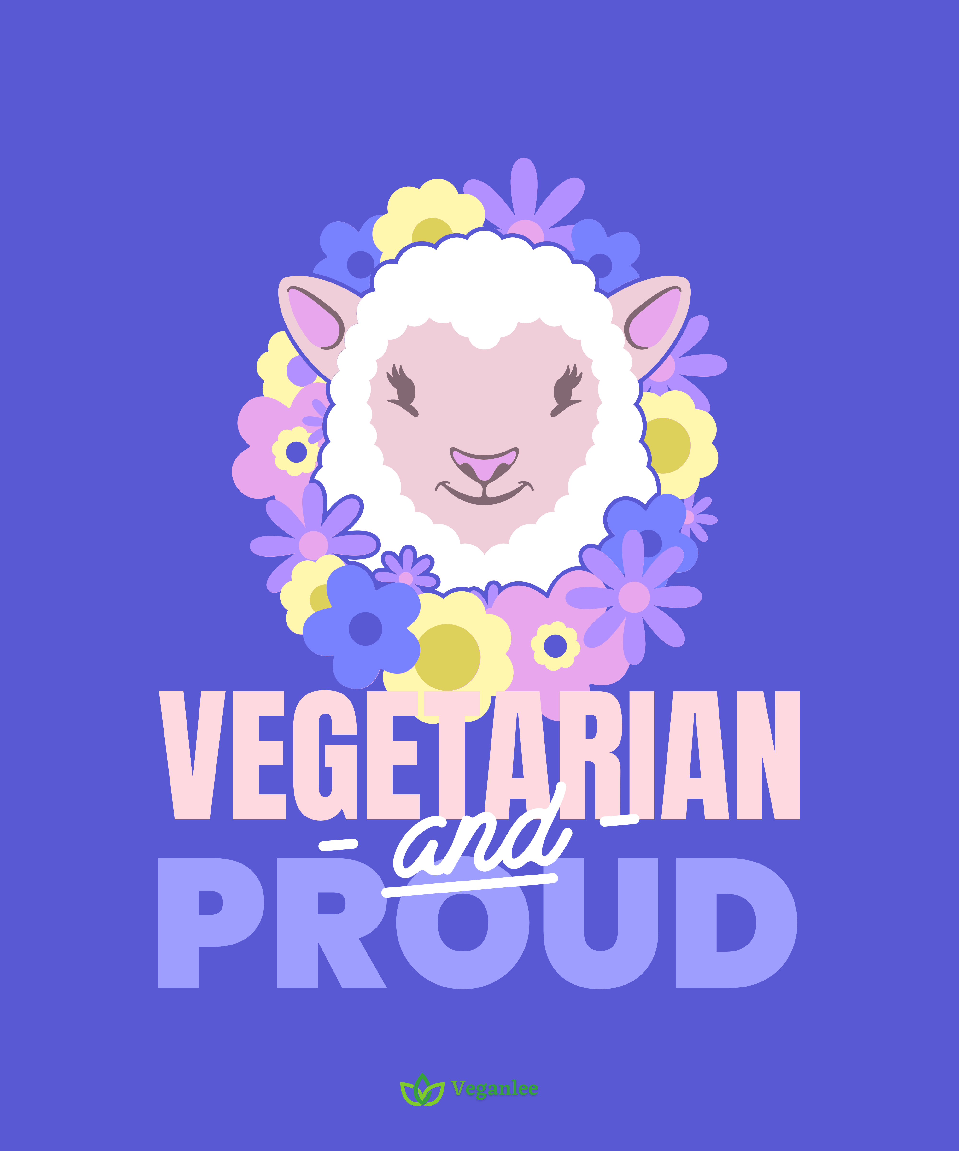 t-shirt-design-template-for-a-vegetarian-design-featuring-an-illustration-of-a-sheep-2226i-4782d